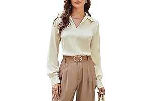 Women's Satin Silk Blouse: The Epitome of Sophisticated Workwear