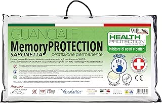 V.I.P. Very Important Pillow V.I.P. Kopfkissen aus Memory-Schaum mit Medizinprodukt, hergestellt in Italien, 48 x 78 x 12 cm
