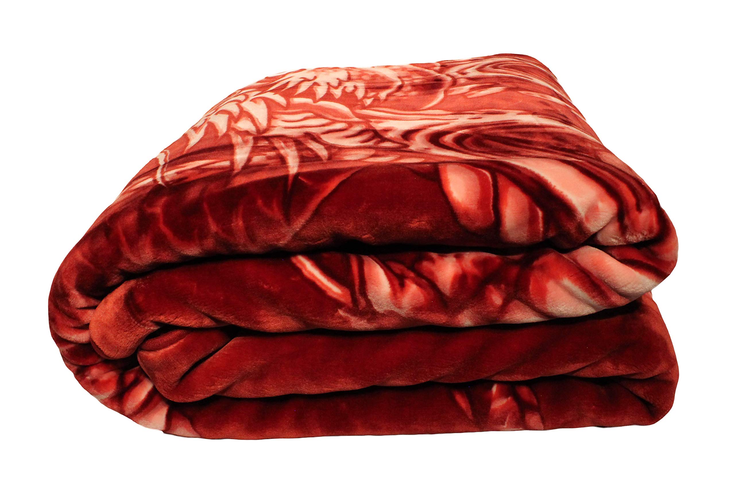 SOLARON Korean Super Thick Heavy Weight Ultra Silky Soft Mink Heavy Duty Reversible Blanket Bed