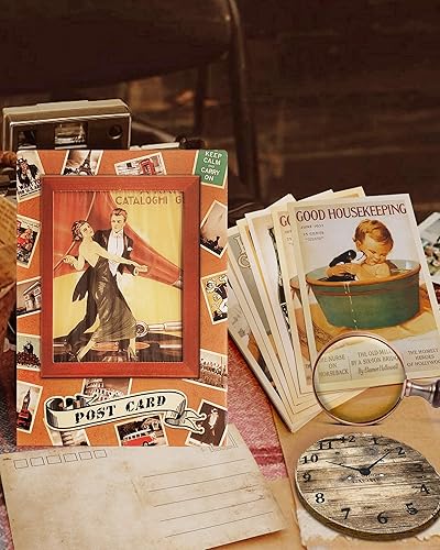 Miniatura 6 de Fancyoung 32 unidades, 1 juego de pósteres antiguos retro vintage, tarjetas de felicitación, regalos de recuerdo para vale la pena coleccionar