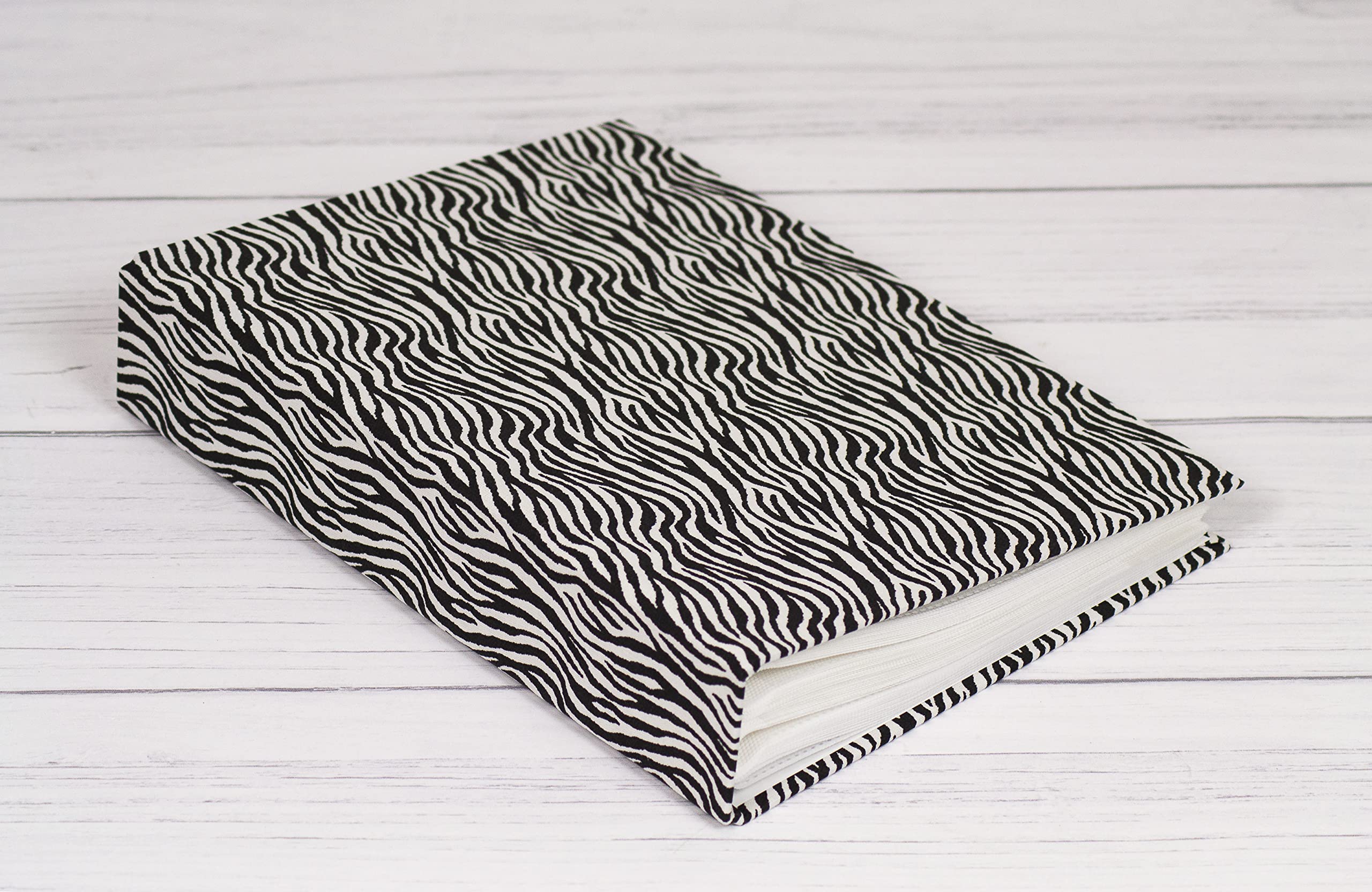 Album Fotografico Mareli 21x28 Cm Con 200 Taschette Per Foto 13x18 - Copertina Tessuto Cotone Blu - Made In Italy - Foto 2