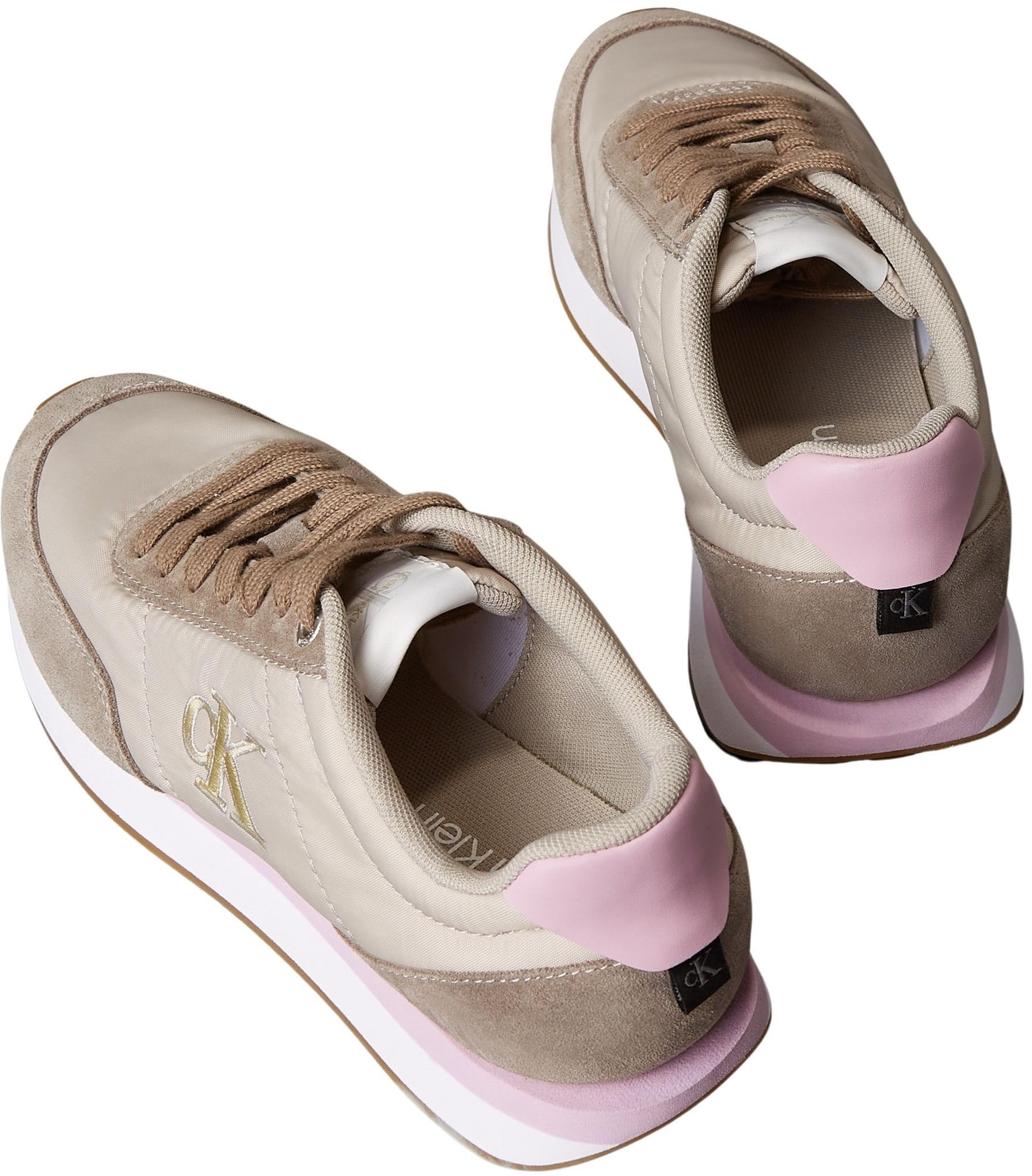 Calvin Klein Donna Sneakers Running Retro Lace Up Profilo Basso