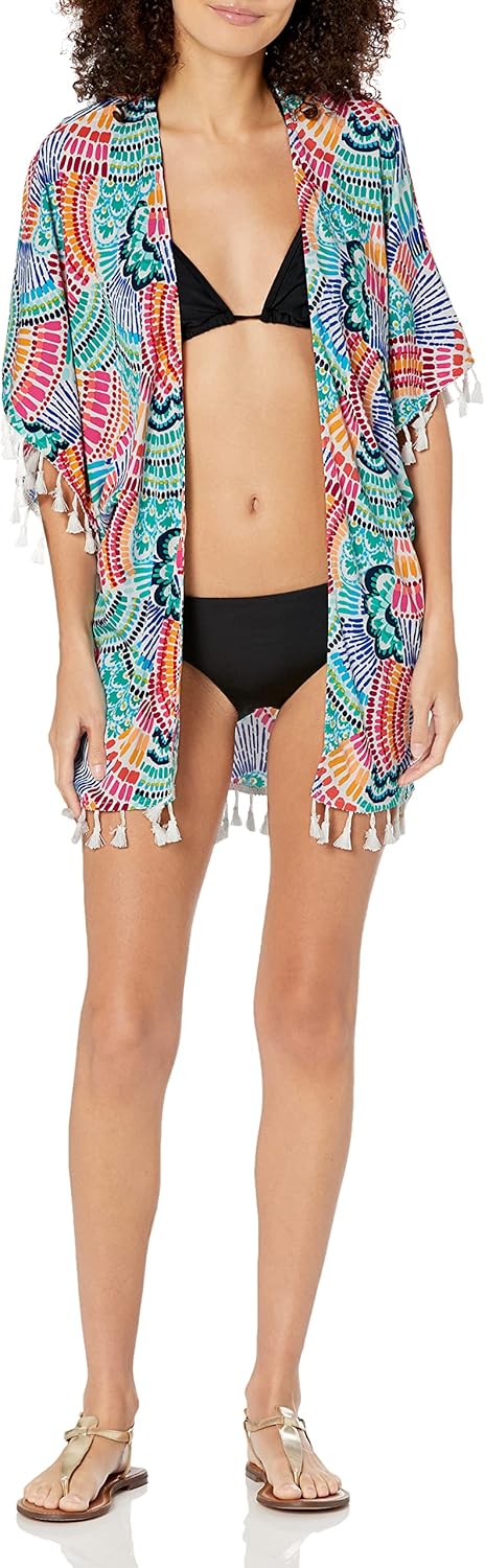 La Blanca womens Kimono Swimsuit Cover Up