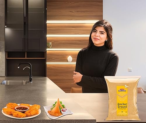 Miniatura 6 de Rani Amchur (Mango) - Especias molidas en polvo de 80 onzas (5 libras) 5.0 lbs a granel  Todo natural, origen indio  Sin color  Apto para gluten