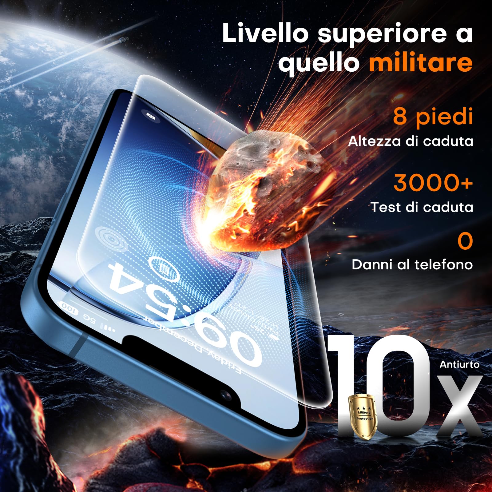 TOCOL Pellicola Protettiva per iPhone 13 Mini 5,4 Pollici, Rimozione Automatica Della Polvere, Installazione Rapida, Copertura Completa, Senza Bolle, Durezza 9H Vetro, 2 Pezzi