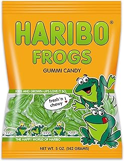 Haribo Gummies - Frogs - 5 oz