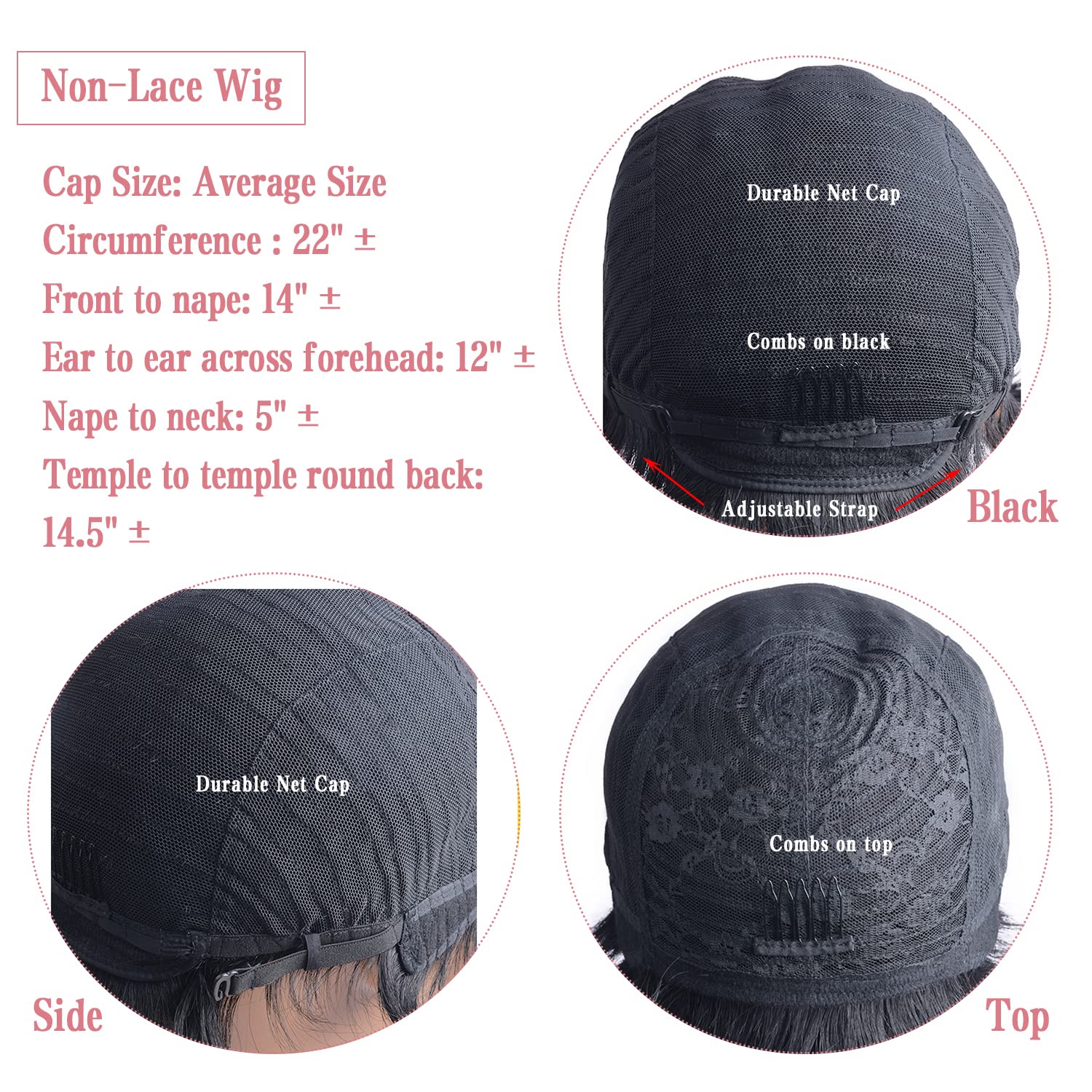 Photo 1 of Amecire Short Curly Human Hair Wigs For Black Women Glueless Afro Natural Curly Wig Brazilian Virgin 4/27 Color Pixie Cut Wig With Bangs 150% Density Highlight Ombre Blonde Wigs (Natural Curly)