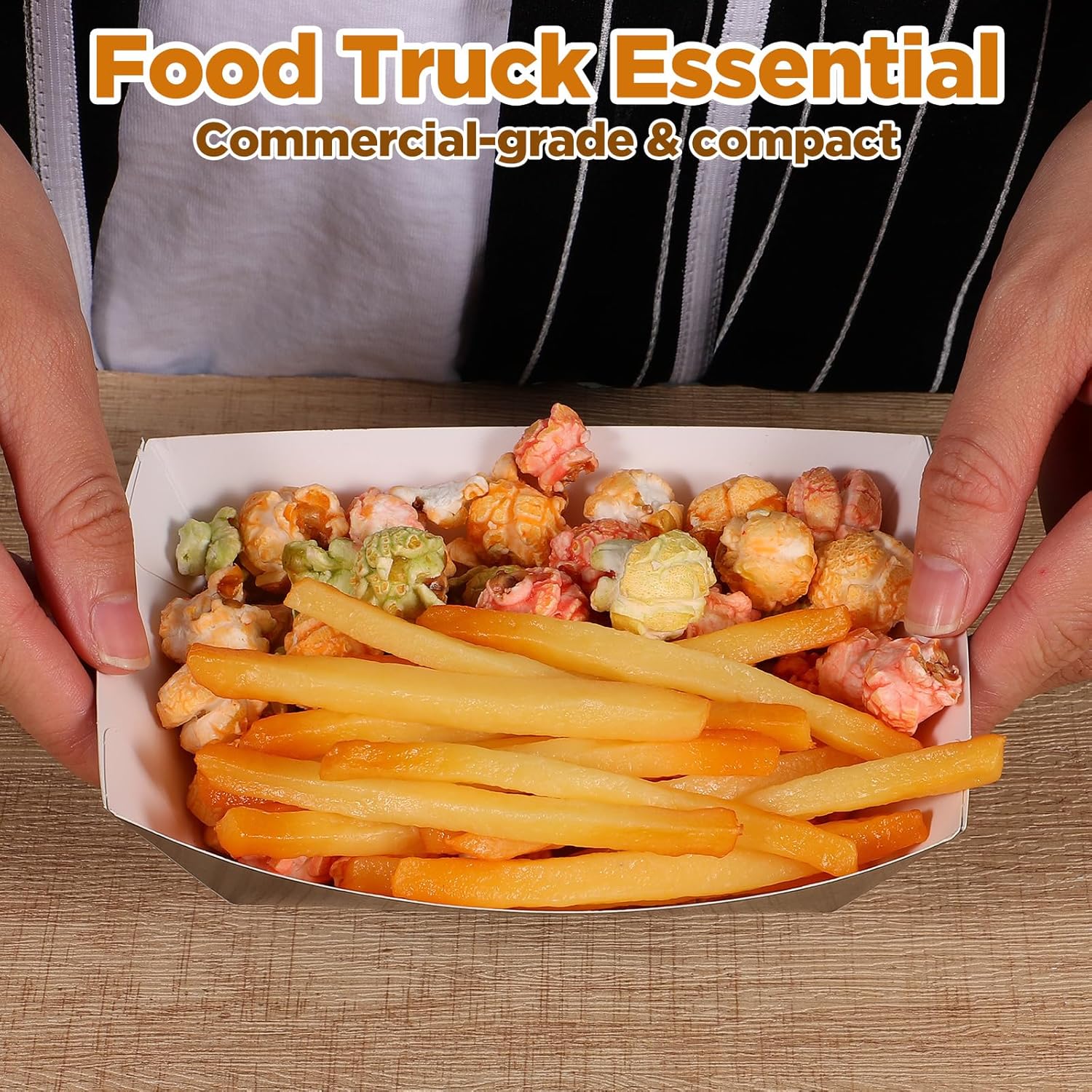 200 Pcs Disposable Paper Boats Food Trays Bulk Nacho Trays 2lb Black Paper Food Tray Disposable for Serving Tacos Nachos Hotdogs Fries Picnic Wedding Party Supplies