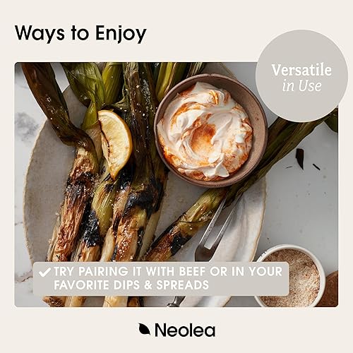 Miniatura 6 de Neolea Copos de sal marina ahumada pura de Grecia  Hecho de flor de sal  Combina bien con carne de res, salsas y productos para untar  3.5 oz (100