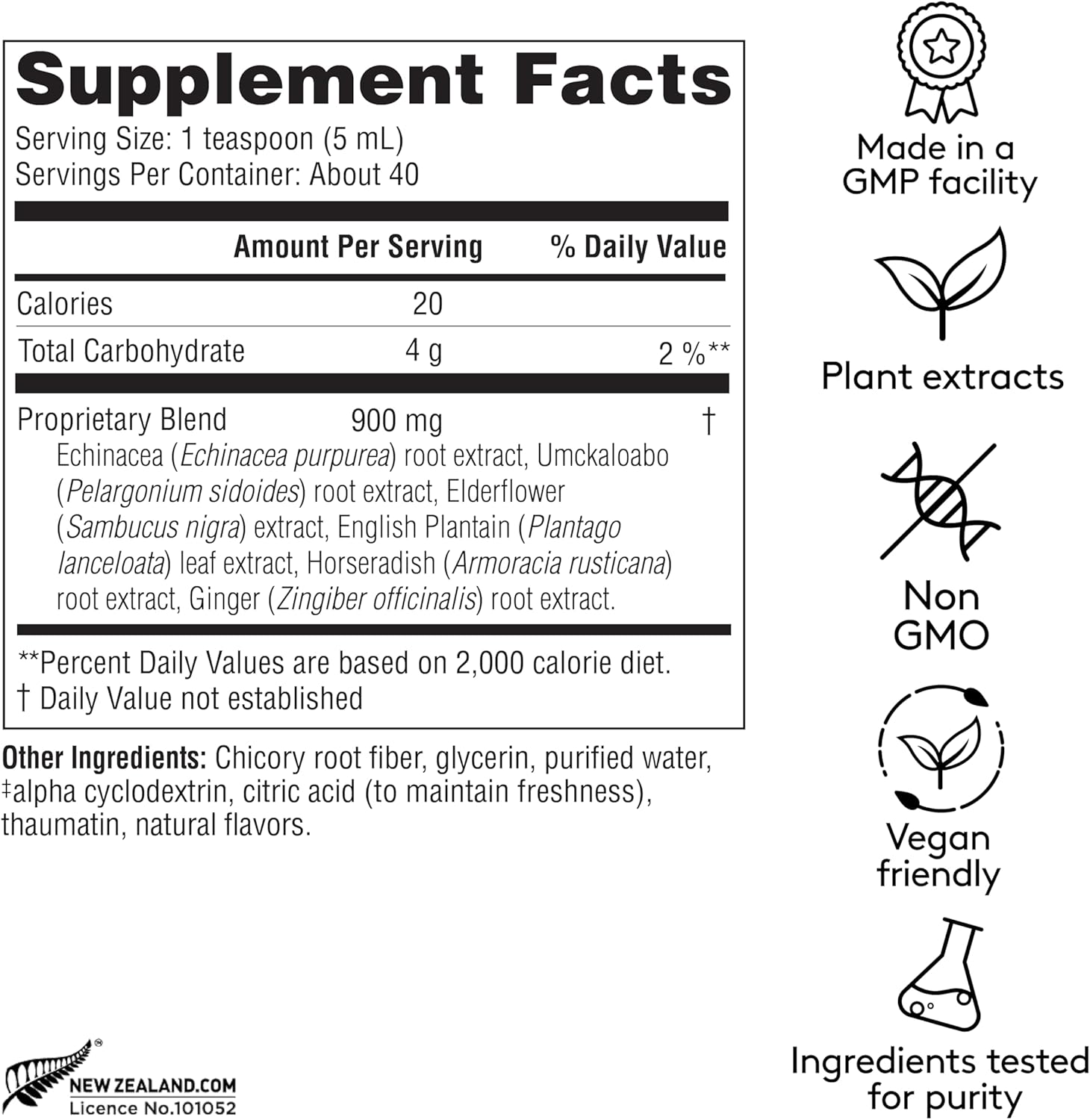 Sinus Ease Syrup, Herbal Nasal Care for Runny Nose, Sinus Pressure, High Absorption, Herbal Flavor, Plant-Based - 6.7 Fl oz (40 Servings)