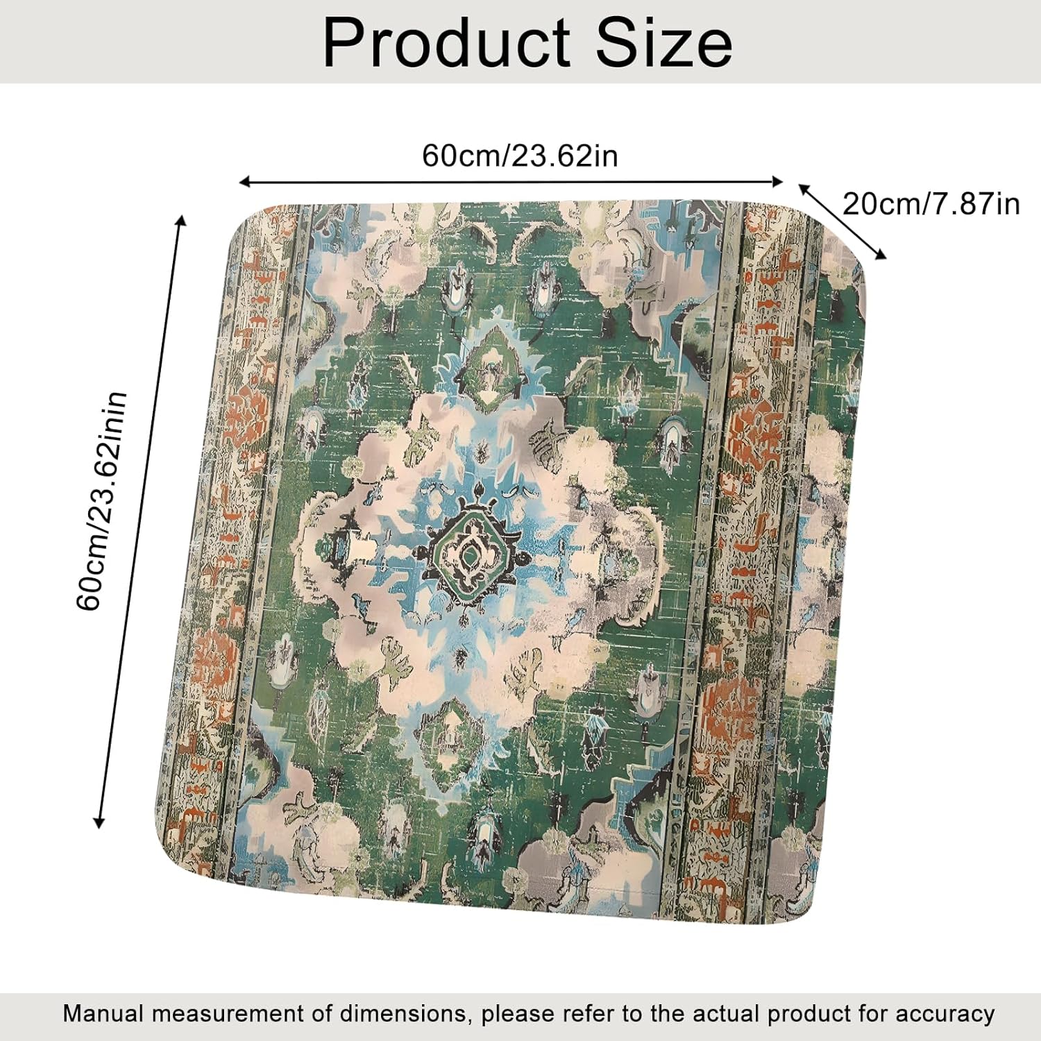 3PCS Printed Couch Cushion Covers,Washable Boho Decor Printed Elastic Sofa Cover,Indoor Outdoor Sofa Slipcovers -Green