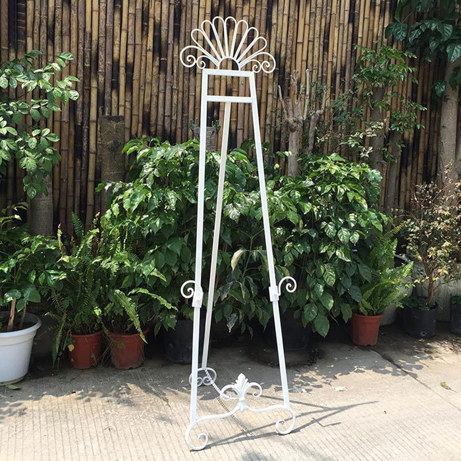 ＊新作＊ イーゼルスタンド アートイーゼルスタンド 軽量 安定 アクセサリー メタル ホワイト ミラー 描画 ウェルカムサイン 絵画 画家用