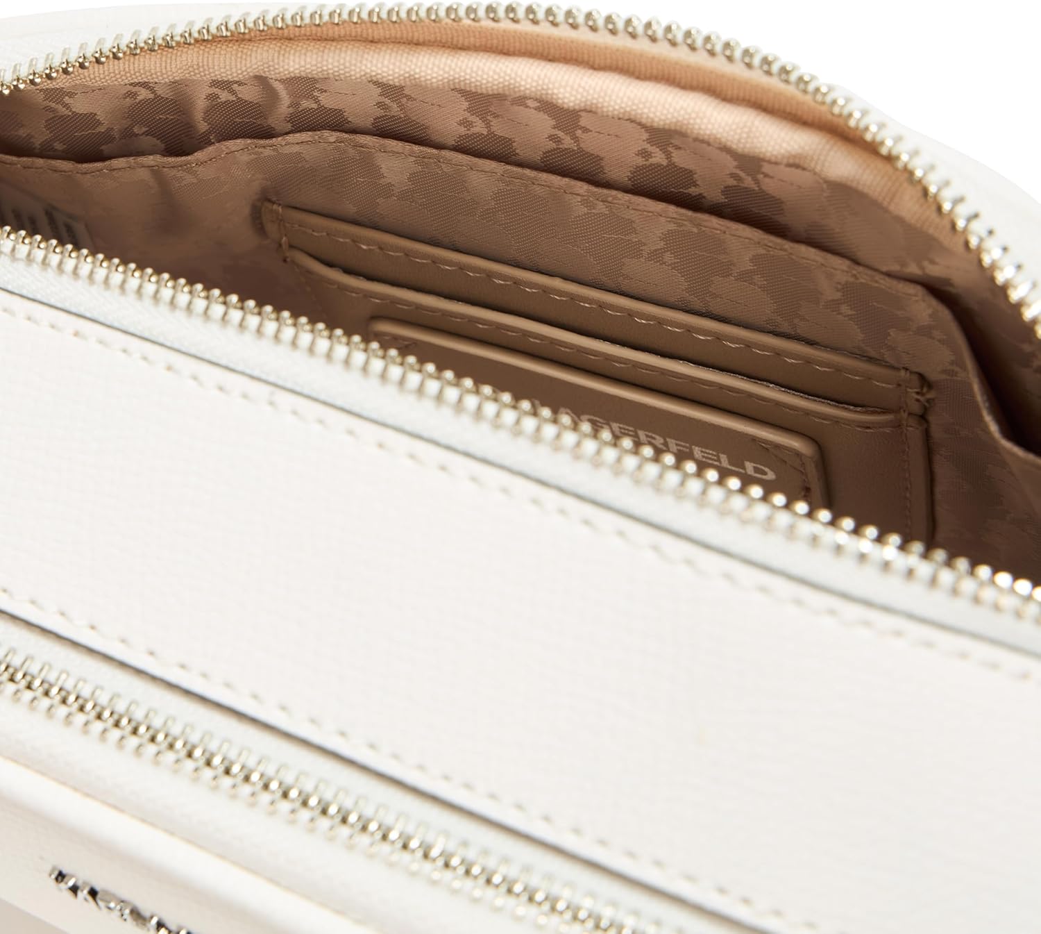 KARL LAGERFELD womens Maybelle Solid Crossbody With Choupette Detail - Image 5