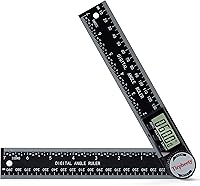 Tirpheety 3rd Gen Digital Angle Finder Protractor - 7in 360° Angle Gauge Ruler for Woodworking Carpentry Construction