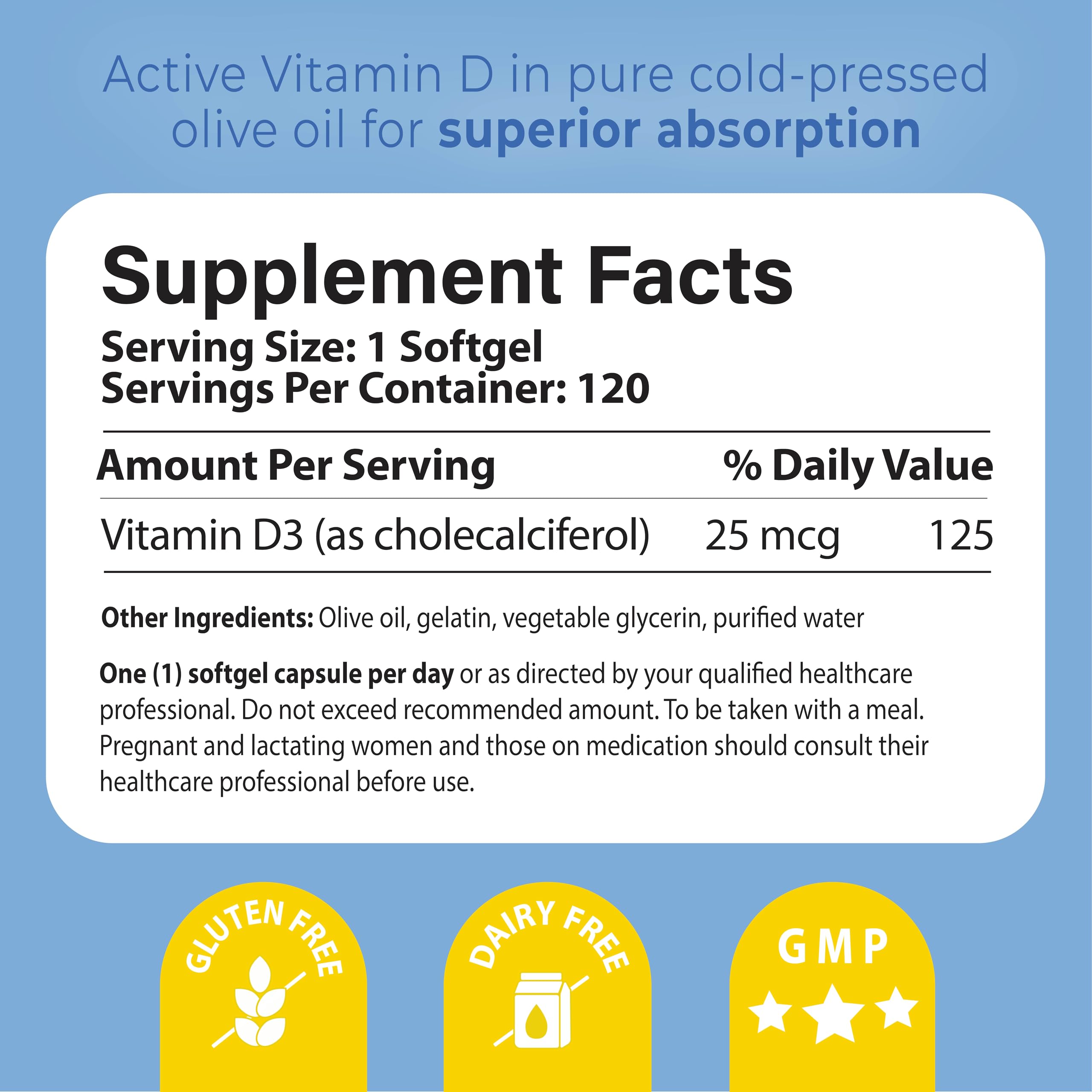 Pharma Nord D-Pearls 1000 iu (25 mcg) High Absorption Vitamin D3 360 Count — Amazon image 6