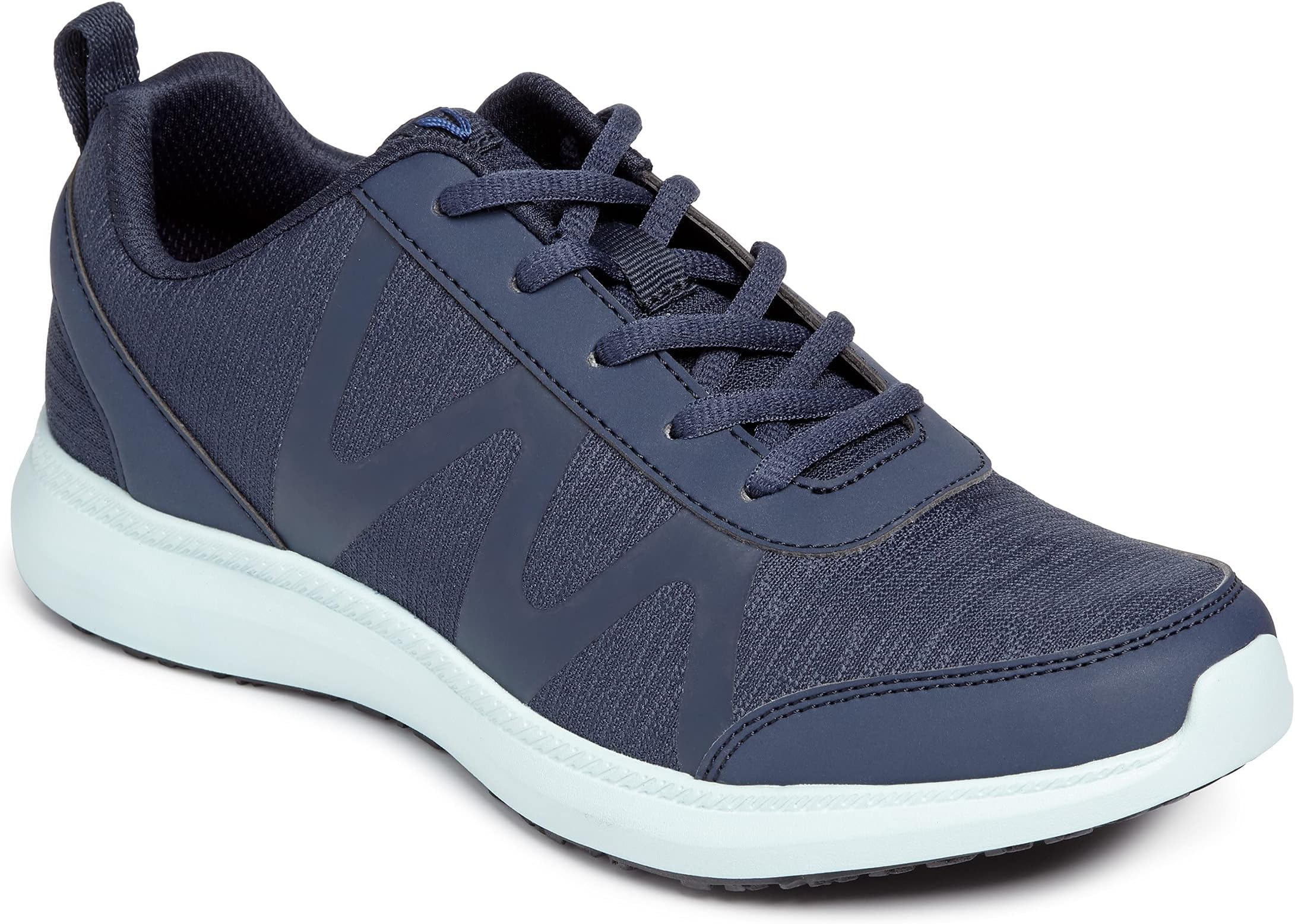 Women's Simmons Kiara Lace-up Service Shoes- Ladies Slip Resistant Shoe with Concealed Orthotic Arch Support