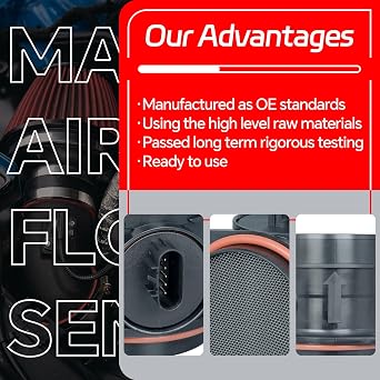 マスエアフローセンサー MAF ビュイックラクロス/ルツェルン/ランデブー、シボレーインパラ/エクイノックス/モンテカルロ、キャデラックDTS、GMC Acadia互換MAF1047 15911983交換用