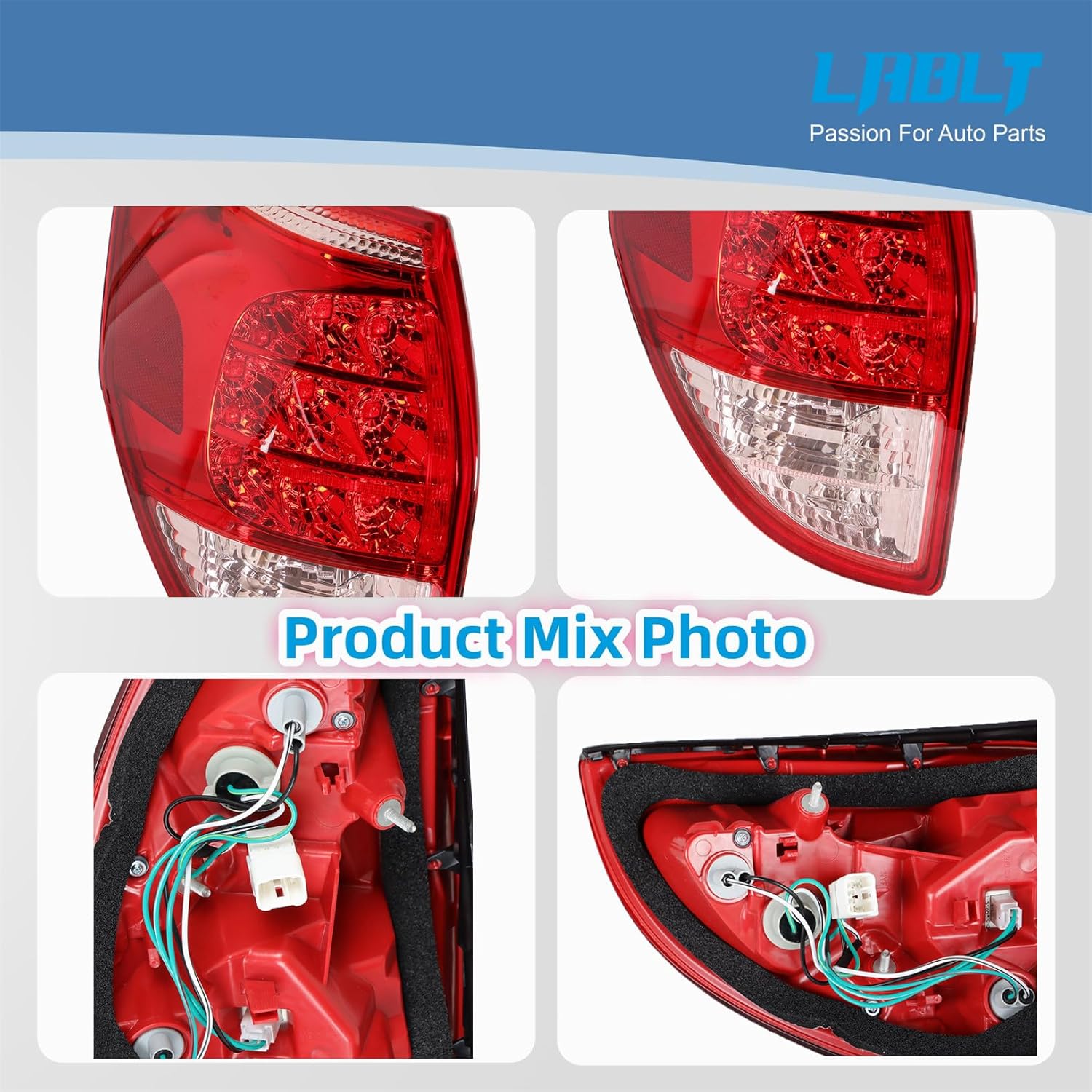 LABLT Left Driver Side Tail Light 8156142100 TO2818127 Replacement for 2006-2008 RAV4 Rear Brake Tail Lamp