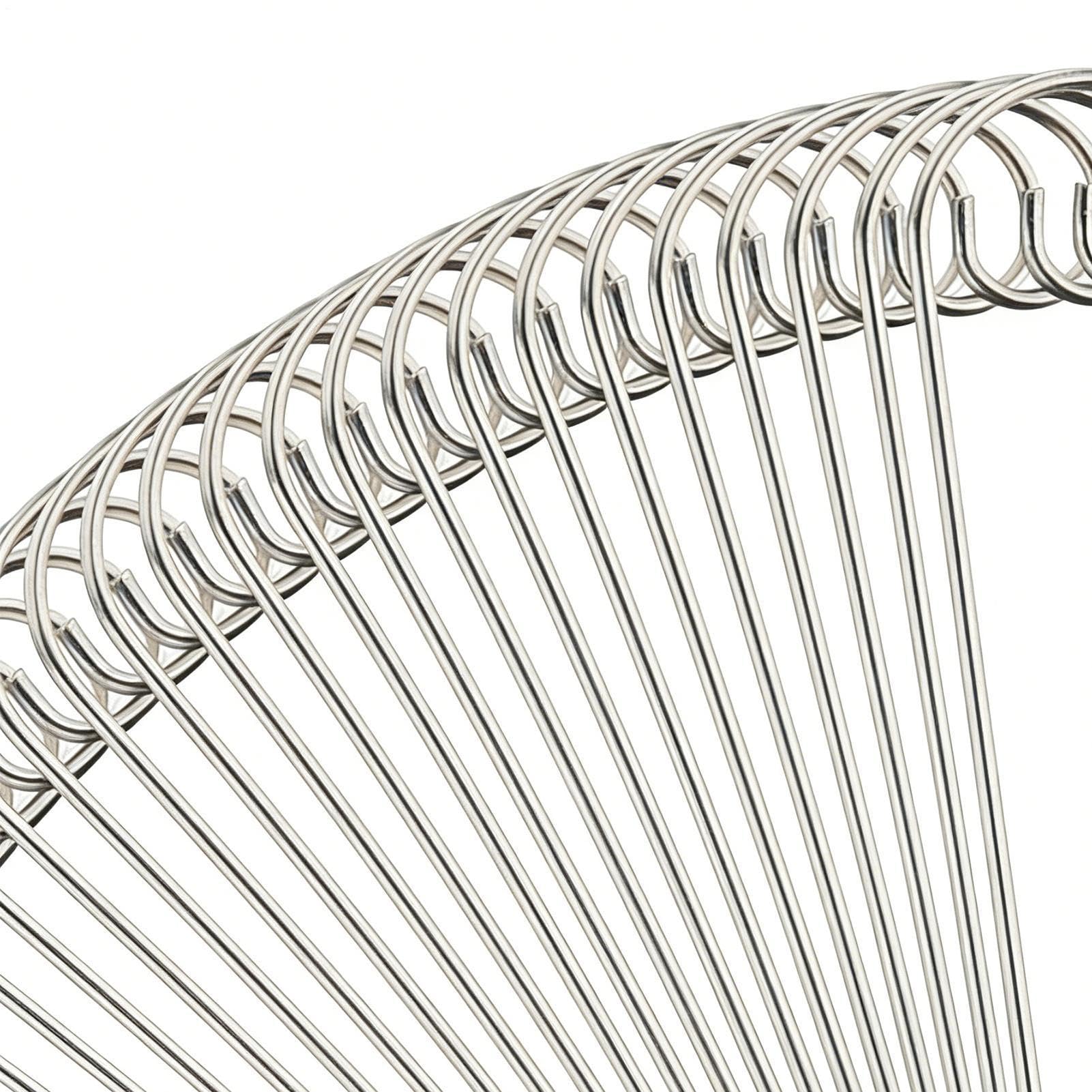 Mini ganci da pastore – 30 pezzi in metallo deformato in acciaio inox per appendere etichette per vasi di fiori, per casette per uccelli, lampade solari, campanelli eolici, decorazioni per matrimoni