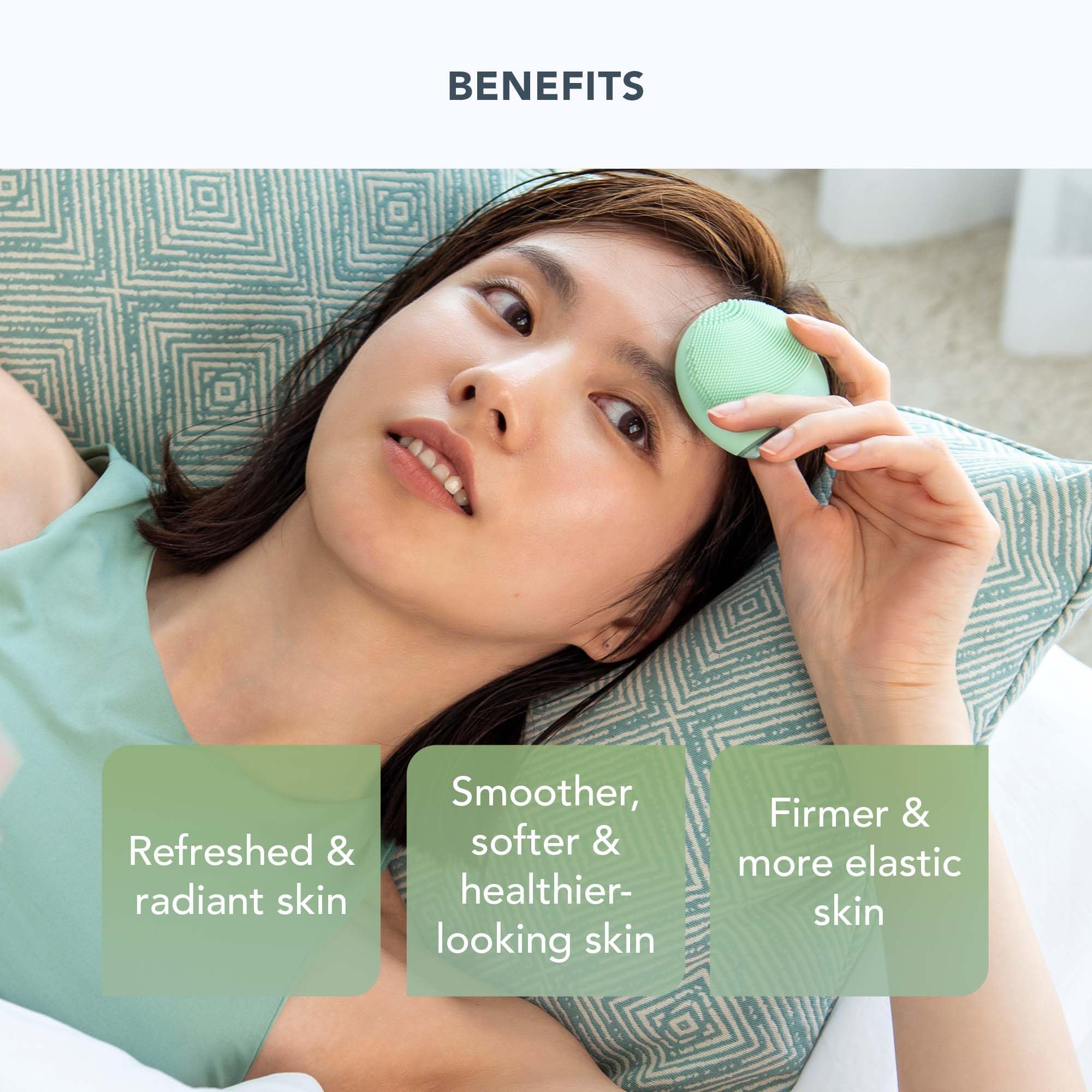 FOREO LUNA 4 go Face Cleansing Brush & Firming Massager | Premium Face Care | Enhances Absorption of Facial Skin Products | Simple Skin Care Tools | For All Skin Types