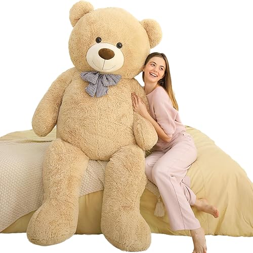 Miniatura 22 de MaoGoLan Oso de peluche gigante de 4 pies, adorable y tierno oso de peluche grande animal de peluche de 47 pulgadas, oso de peluche rosa regalo de