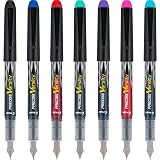 PILOT Precise Varsity Pre-Filled Fountain Pens, 1.0mm, Multicolor, 7-Pack – view 4