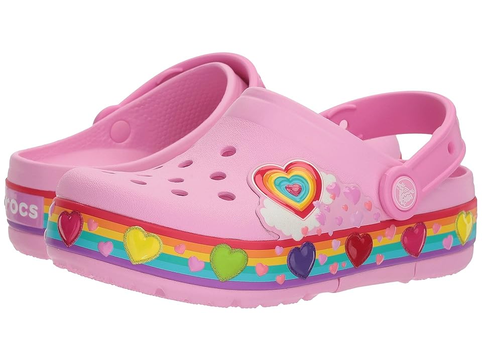 

Crocs Kids Crocband Fun Lab Lights Clog (Toddler/Little Kid) (Carnation) Kids Shoes