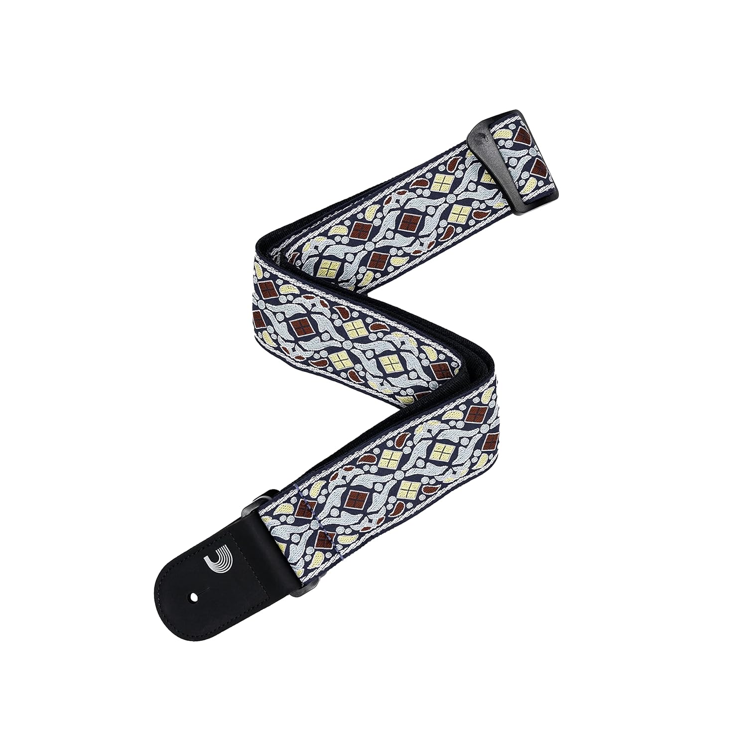 D'Addario 50MM Gtr Stp, Rec Woven, Br/Or (50RW02)