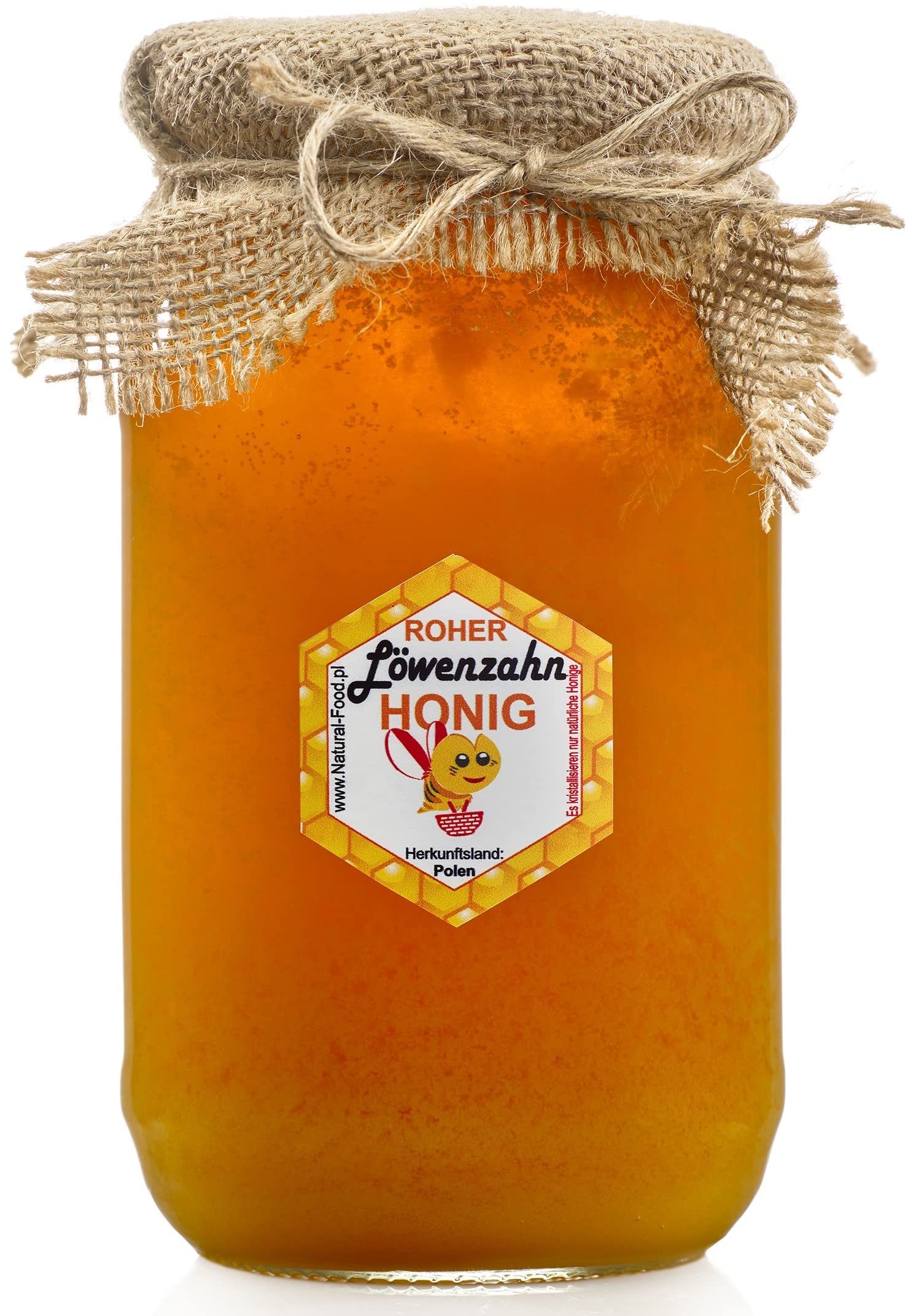 RAW HONEY direct from beekeepers in Poland | 11KG | DANDELION HONEY| Raw, natural, very healthy, with no additives. Unfiltered, not spun or heated | Made by bees