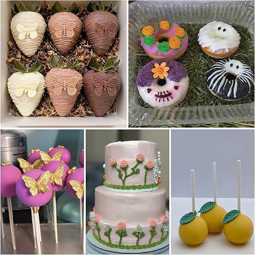 Miniatura 6 de Moldes de silicona de flores, moldes de silicona de mariposa, molde de arcilla polimérica, molde de fondant para pasteles para decoración de