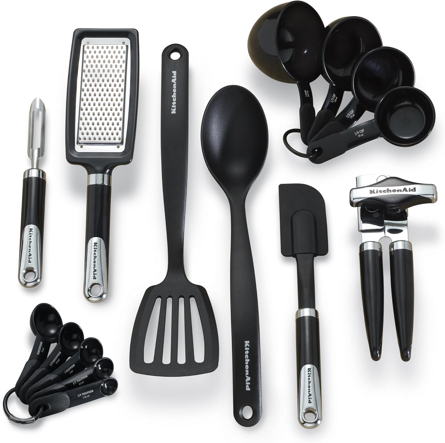 KitchenAid 15Piece Tools and Gadget Set, Black Kitchen
