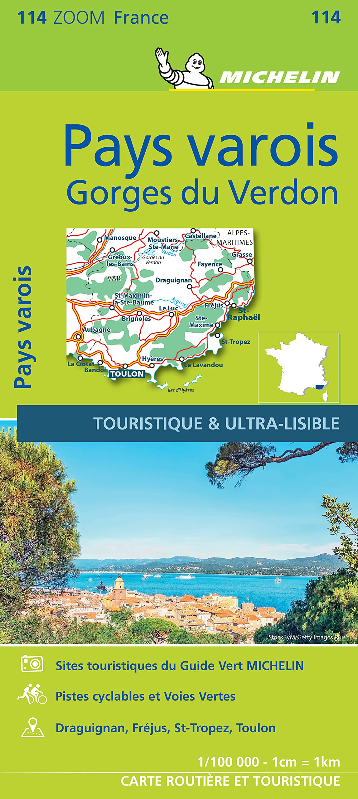 Pays Varois, Verdon Gorges - Zoom Map 114: Map (Michelin Zoom Maps)