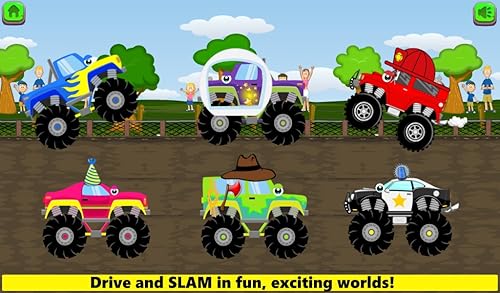 Monster Trucks Games For Kids & Toddlers Ages 2+ Full Version