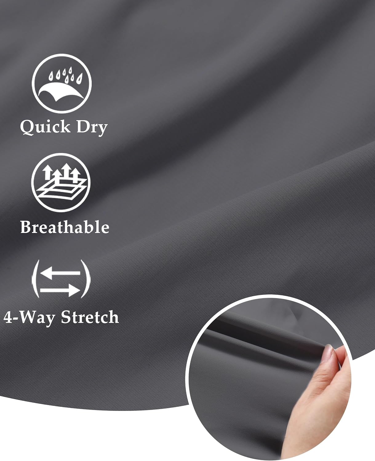 7'' Quick Dry Drawstring Men's Athletic Running Shorts for Workout Gym | 2 Side Zip Pockets, Reflective Strips, 4-Way Stretch, Breathable, Adjustable Drawstring, Lightweight for Sports Basketball