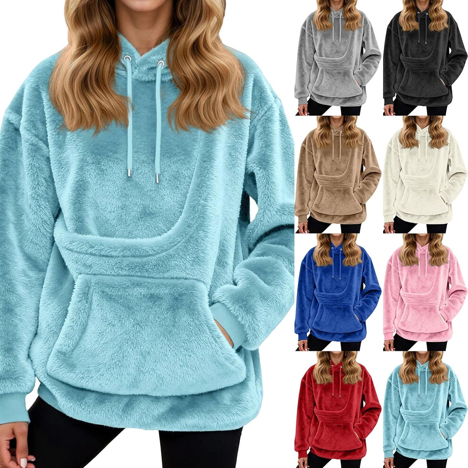 Oversized Hoodie With Dog Pouch Fleece Sharpa Pet Hoodies Carrier Large Pocket Hooded Sweatshirt For Puppy Dogs Holder