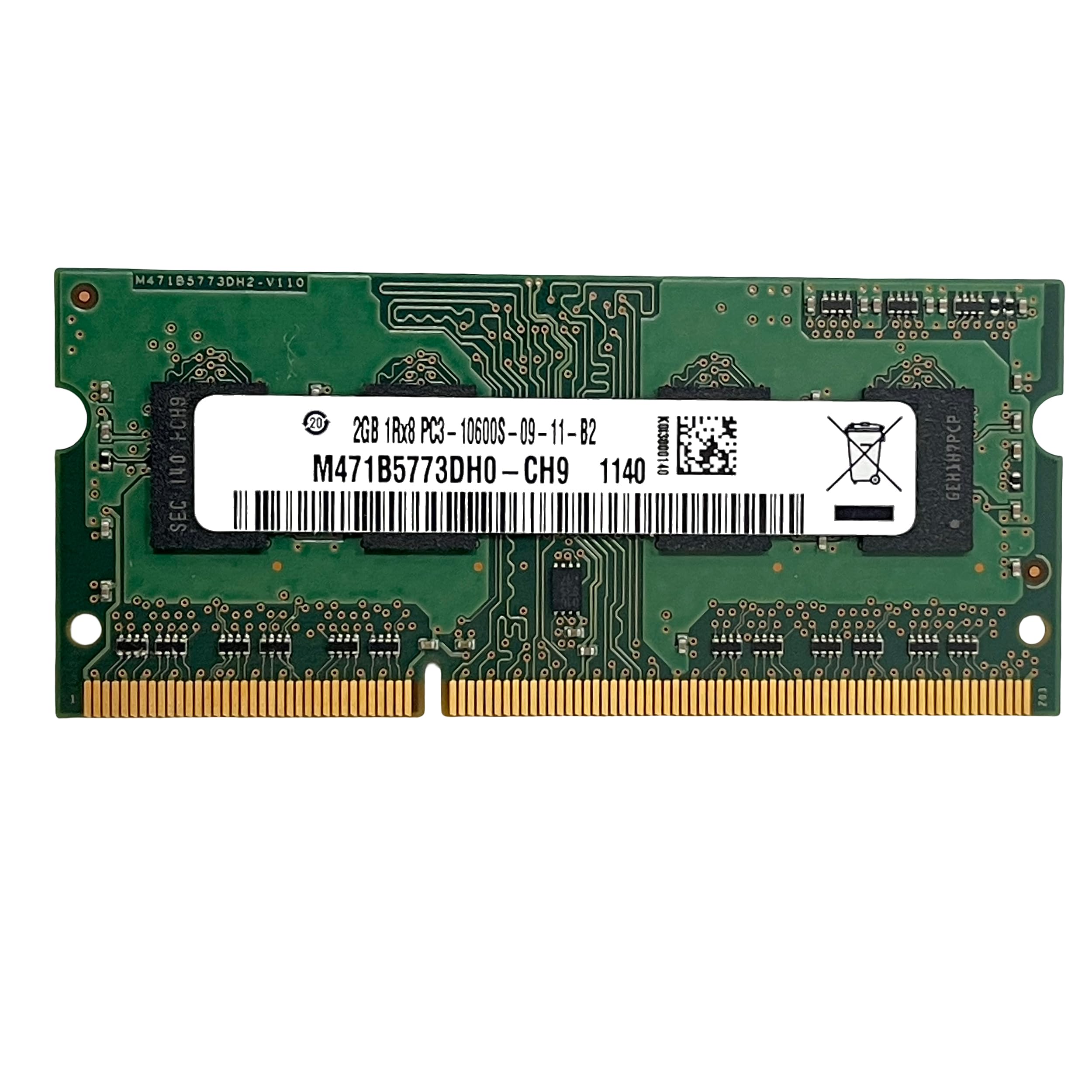 Memoria RAM de 2GB DDR3 SODIMM 1Rx8