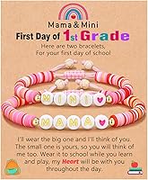 Vista 1 de UNGENT THEM Regalos para el primer día de clases para mamá y yo pulseras de regreso a clases