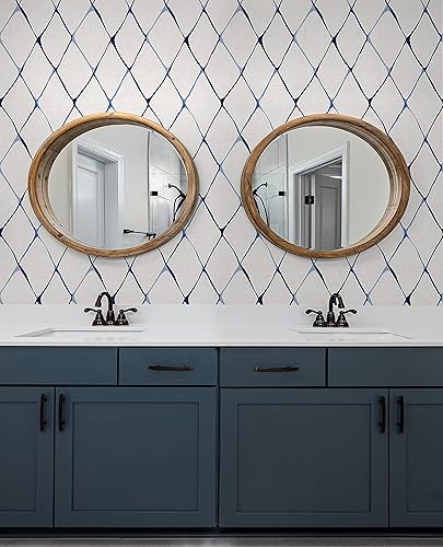 Miniatura 4 de Surface Style - Papel tapiz para despegar y pegar, papel tapiz geométrico para dormitorio, tocador, cocina, vinilo, cobertura de 30.75 pies