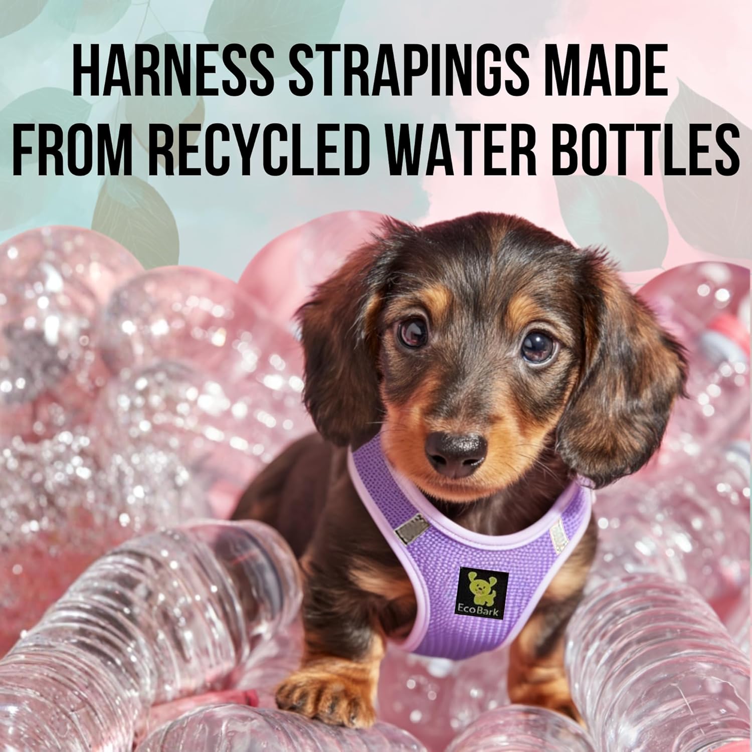 EcoBark Premium Quality Step in Dog Harness - Teacup Dog Harnesses - Perfect Puppy Harness - Luxury Soft Mesh Step in Vest - No Pull Mini Body Halter - Toy Breed Harnesses (XXXS, Lavender) - Image 4