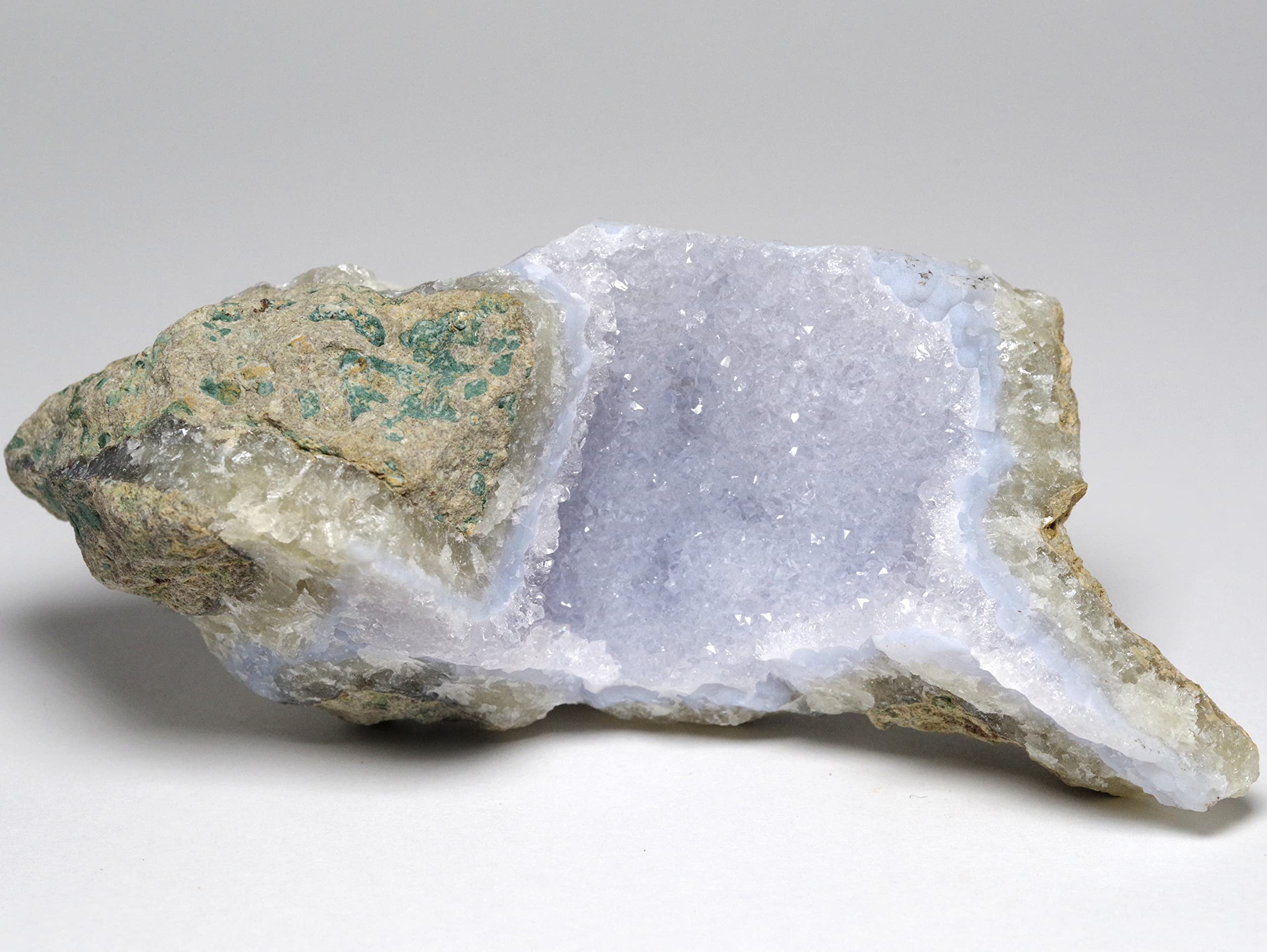 Amazon | [N2 stone Natural] 天然鉱物 ブルーレースアゲート