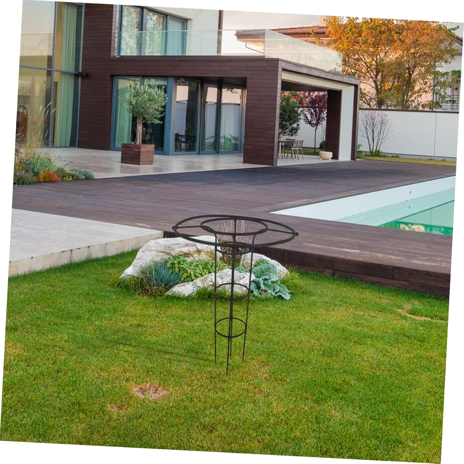 SUPVOX Plant Trellis Rack Umbrella Shaped Climbing Frame for Roses and Vines Sturdy Decorative Support for Garden and Indoor Use Height