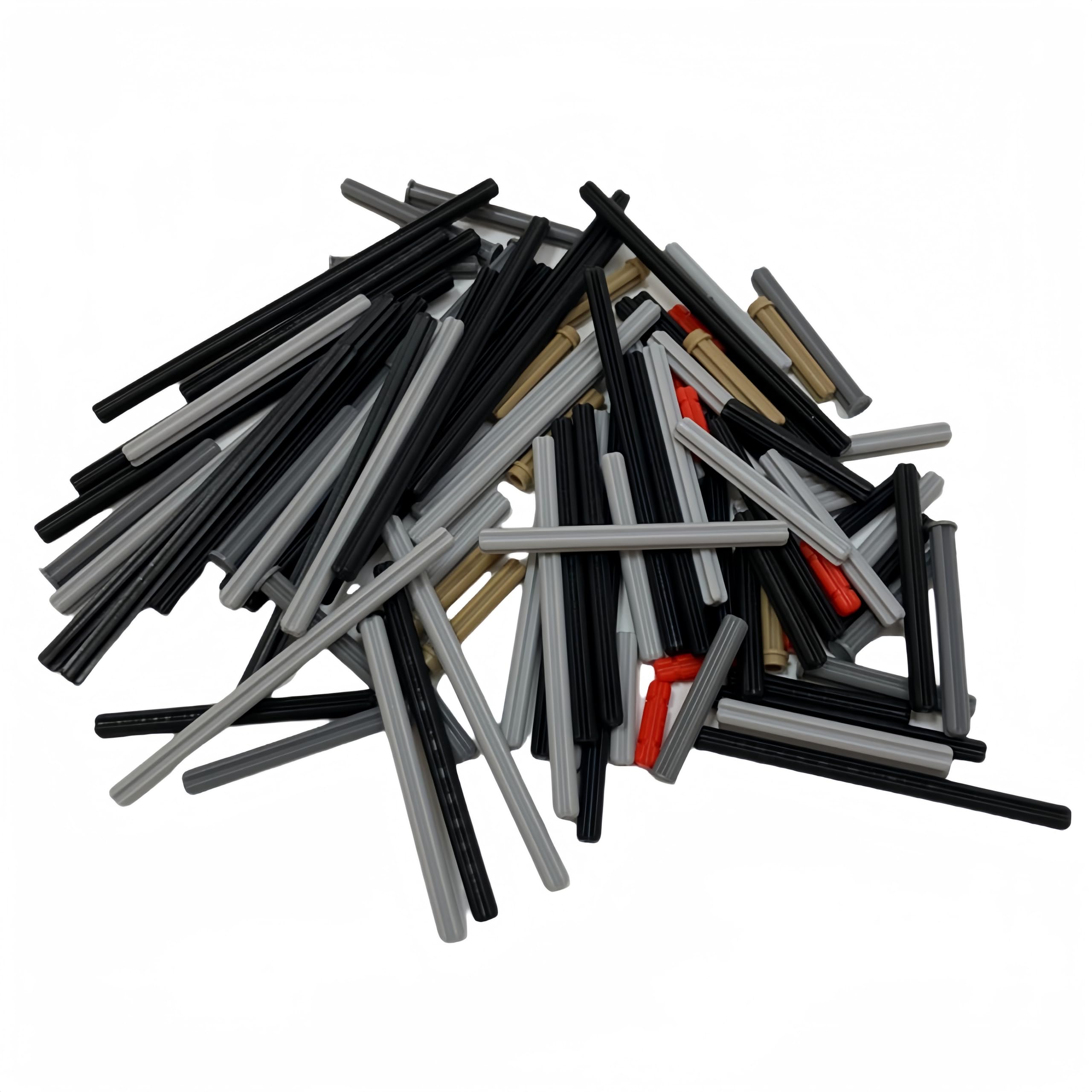 Set 120 Pezzi Di Ricambio Technic: Assi A Croce E Connettori MOC Per Costruzioni E Modellismo