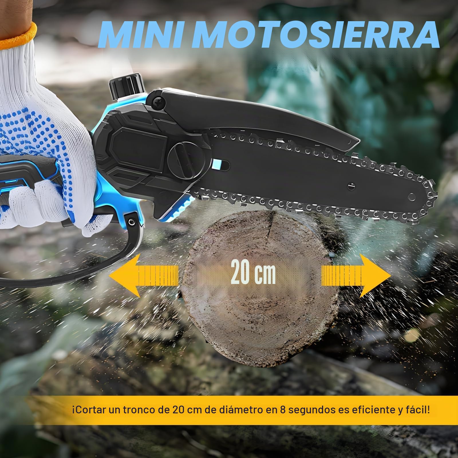 Tijeras De Podar, Tijeras De Podar Electricas, Kit Motosierra Bateria, 2 BateríAs De 48v 2000mah, Viene Con Cadena Y Tijeras.