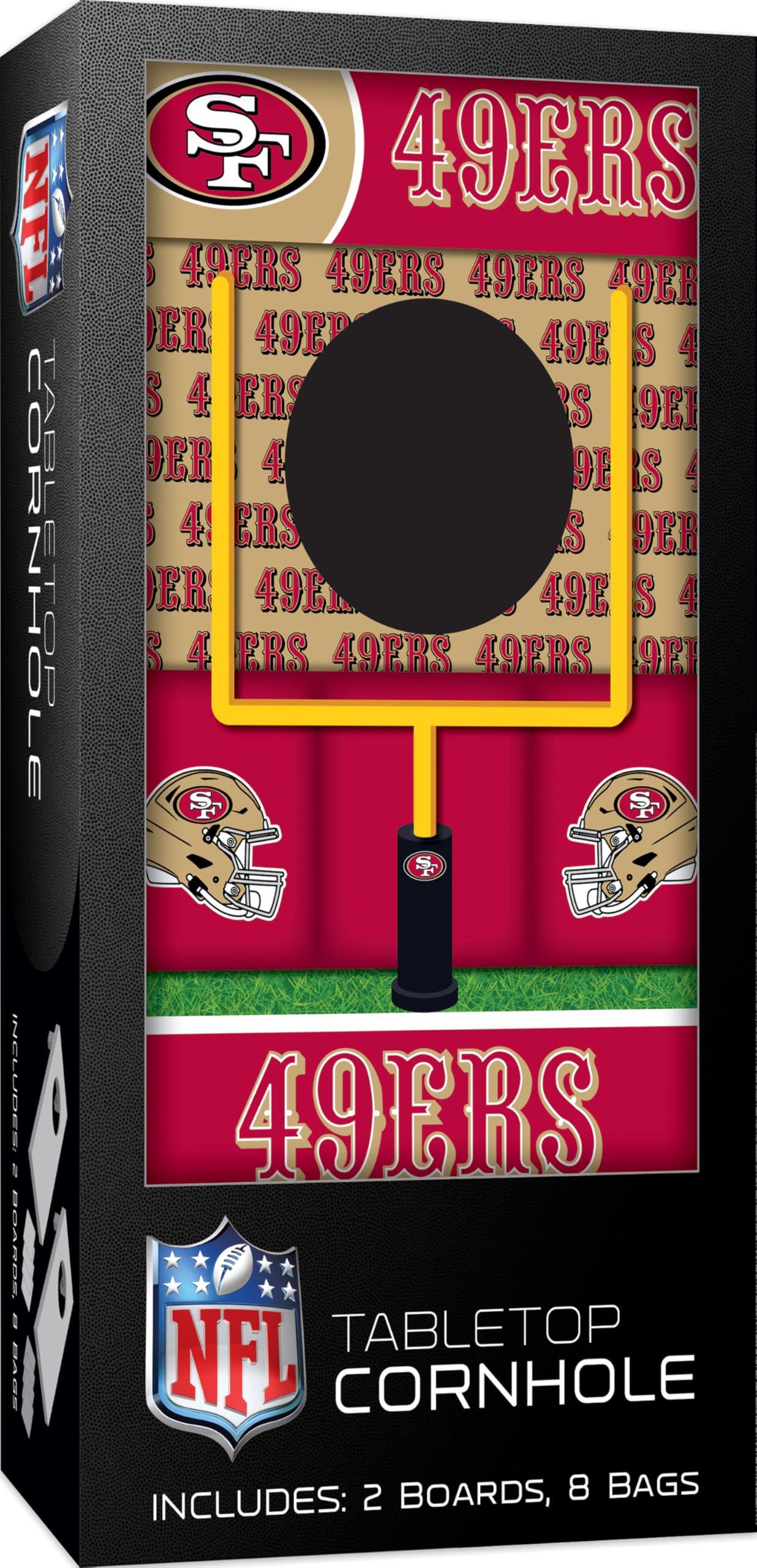 MasterPieces Officially Licensed NFL San Francisco 49ers Tabletop Cornhole for Adults