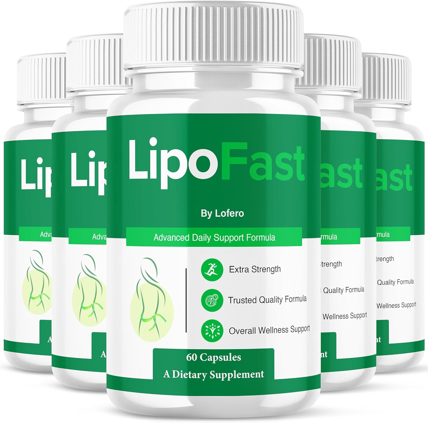 (5 Pack) Lipo Capsulas Lipo Loss Support Formula Extreme Pastillas Pills All Natural Advanced Strength Supplement for Overall Health & Wellness Maximum Energy Healthy Digestion (300ct)
