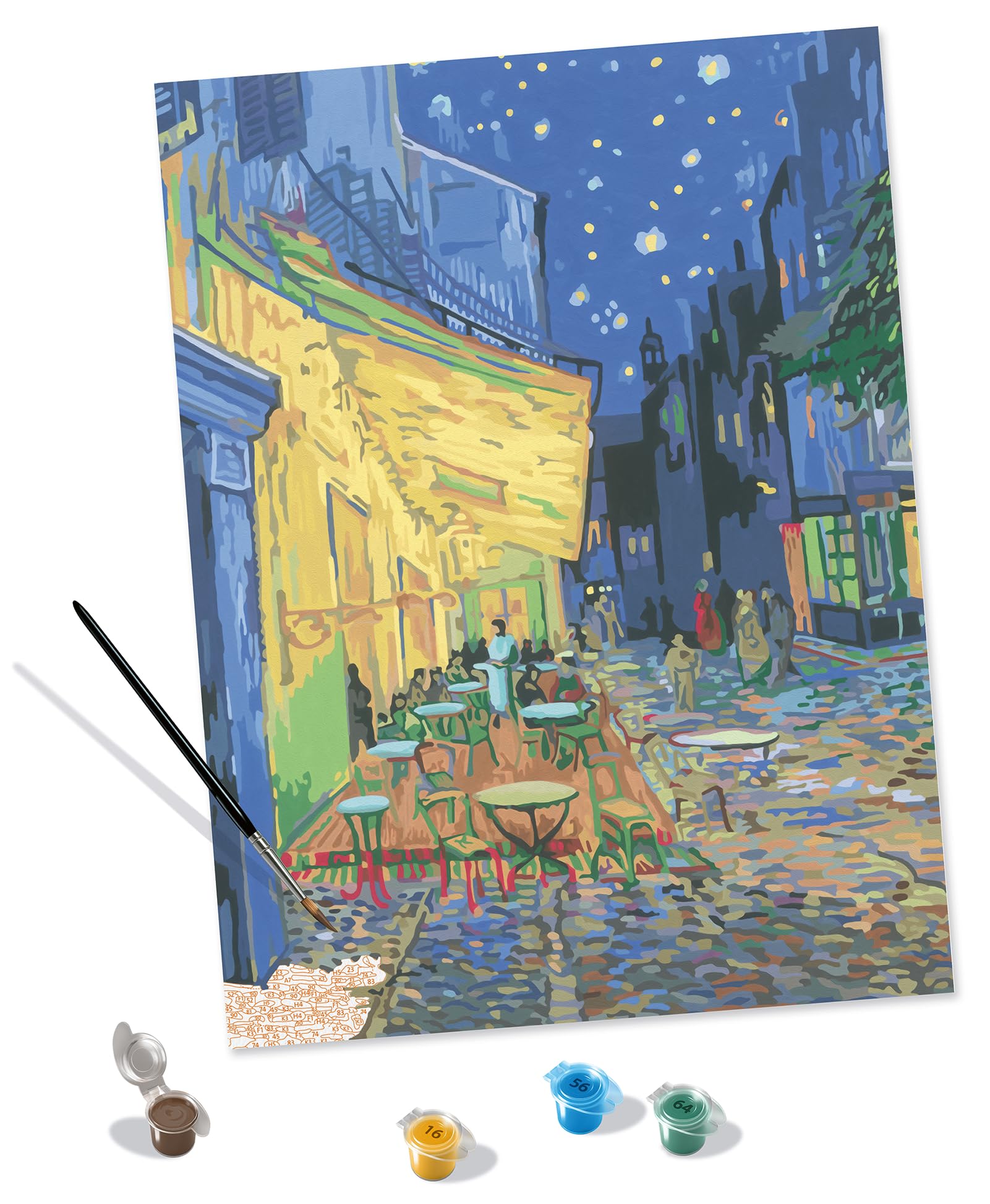 Ravensburger - CreArt Van Gogh Terrazza Del Caffè Sera, Kit Per Adulti
