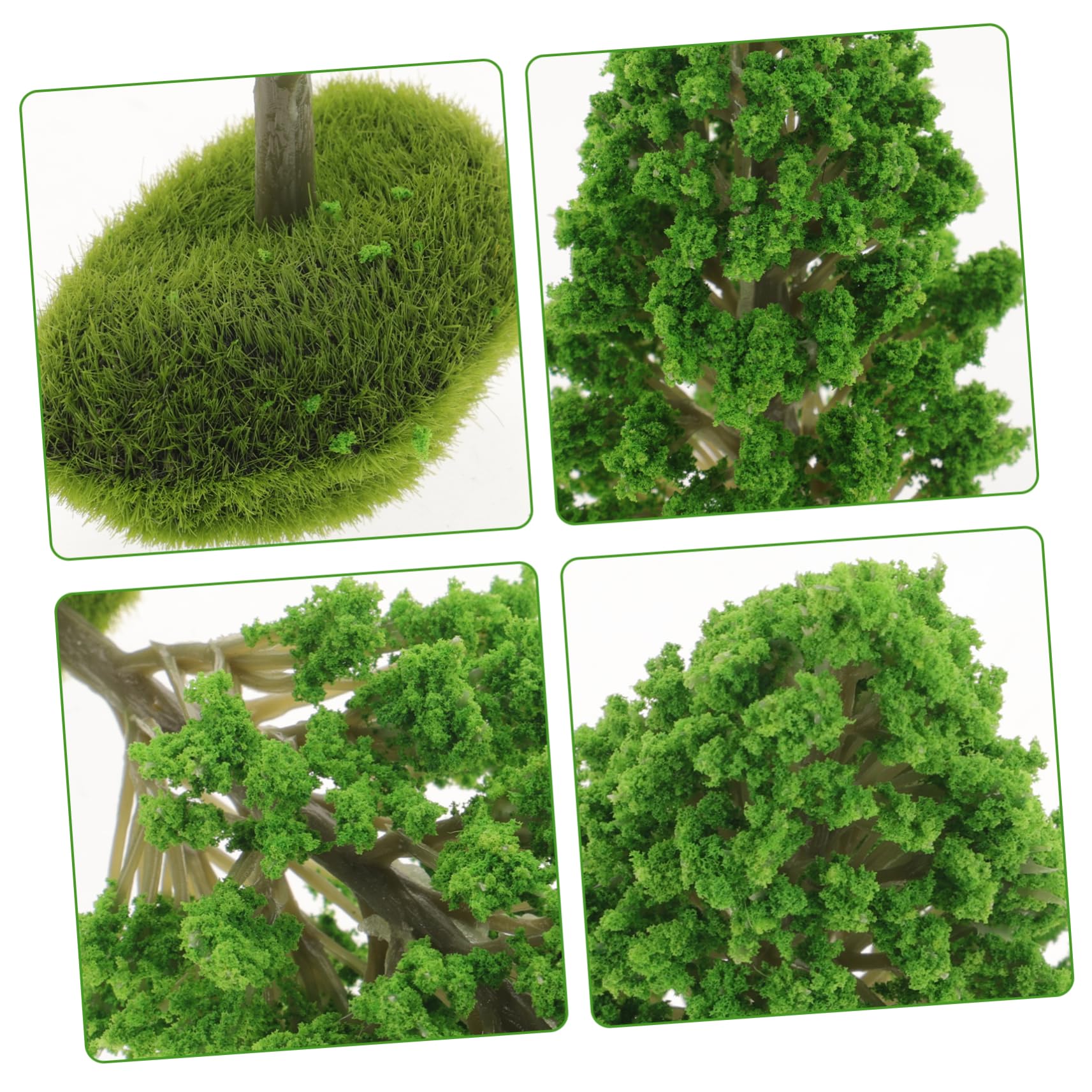 NUOBESTY 10piezas De Árboles Diorama Maquetas De Construcción y Decoración De Miniaturizados