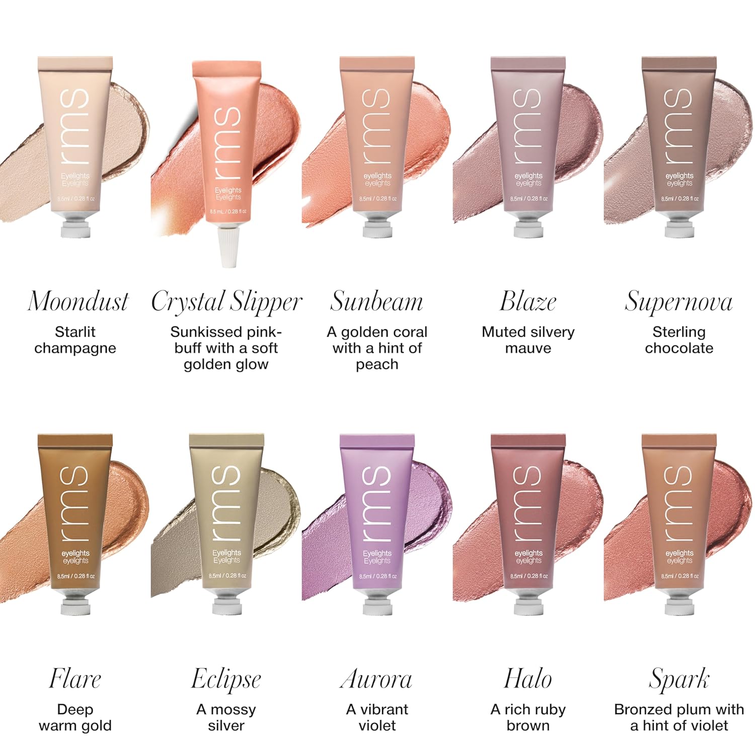 RMS Beauty Eyelights Cream Eyeshadow, Long-Wear Hydrating Creamy Eyeshadow for Luminous, Buildable Natural Color, Smudge-Resistant, Blendable Formula in Multiple Shades, 0.23 oz - Image 3