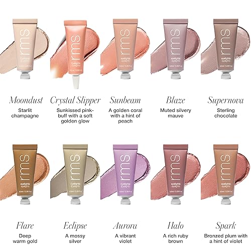 Miniatura 3 de RMS Beauty Sombra de ojos en crema para ojos  Sombra de ojos metálica, maquillaje limpio de sombra de ojos, certificado GMP libre de crueldad,