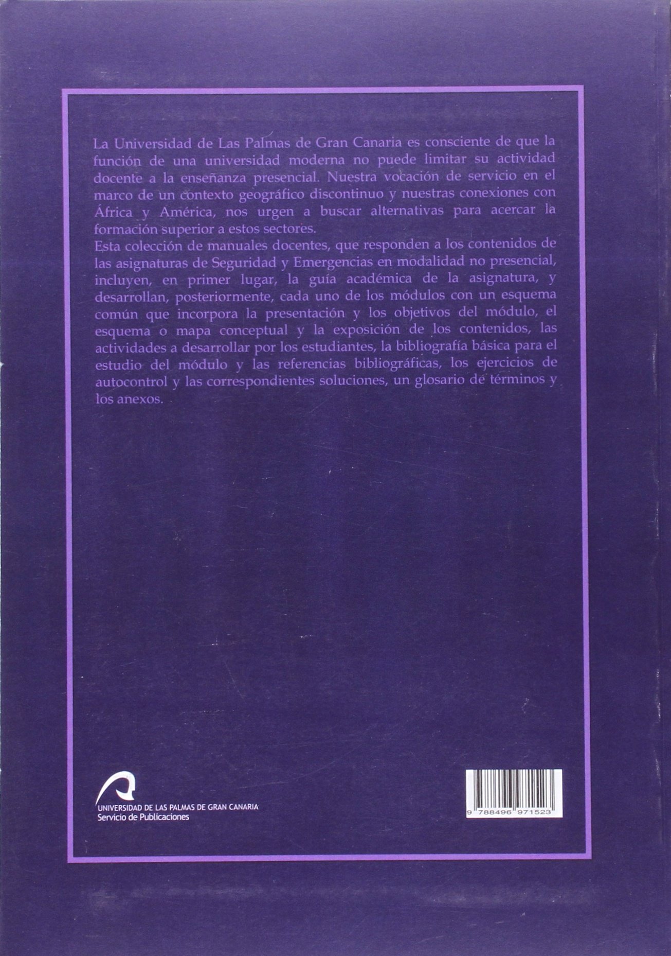 Prevención de riesgos laborales (Manual docente de teleformación de Seguridad y Emergencias)